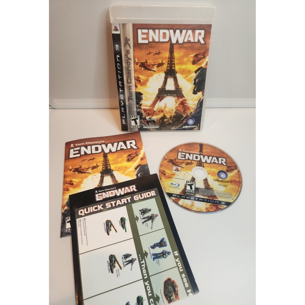 Tom Clancy's EndWar PlayStation 3 Video Game Multiplayer PS3 CIB Complete